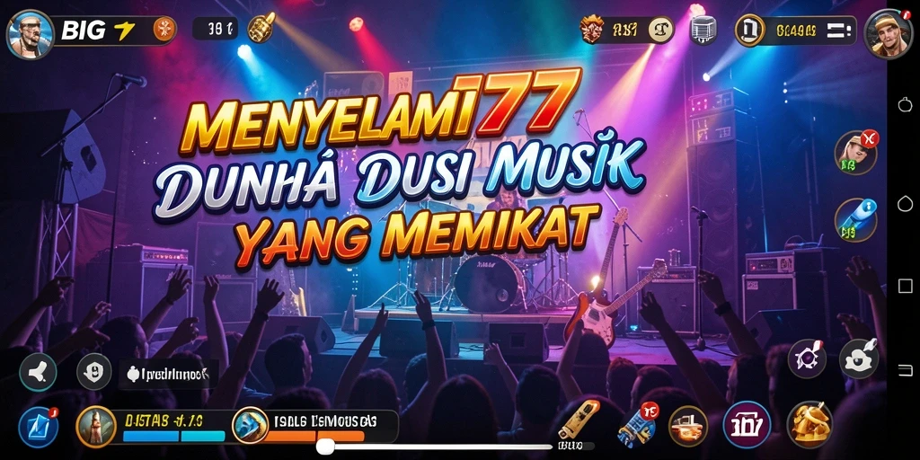Tampilan gameplay Music yang seru dan interaktif.