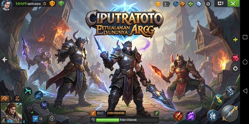 Gameplay mendebarkan dari CIPUTRATOTO dengan pertempuran ARPG.