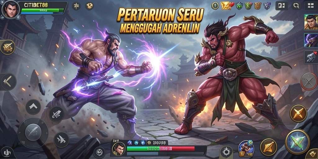 Gameplay CITIBET88 yang seru dan mendebarkan dalam pertarungan Fighting.