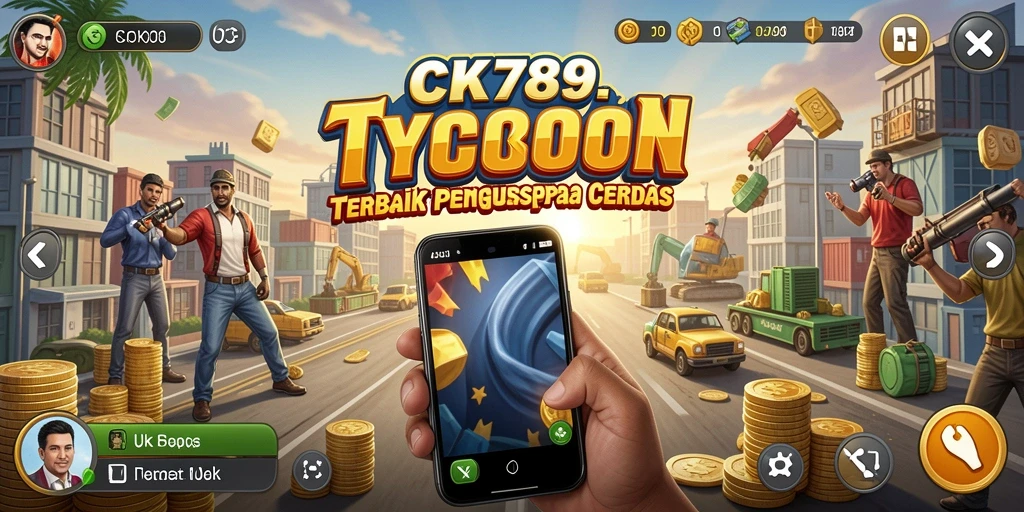 Tampilan gameplay Tycoon CK789 yang memukau dan interaktif.