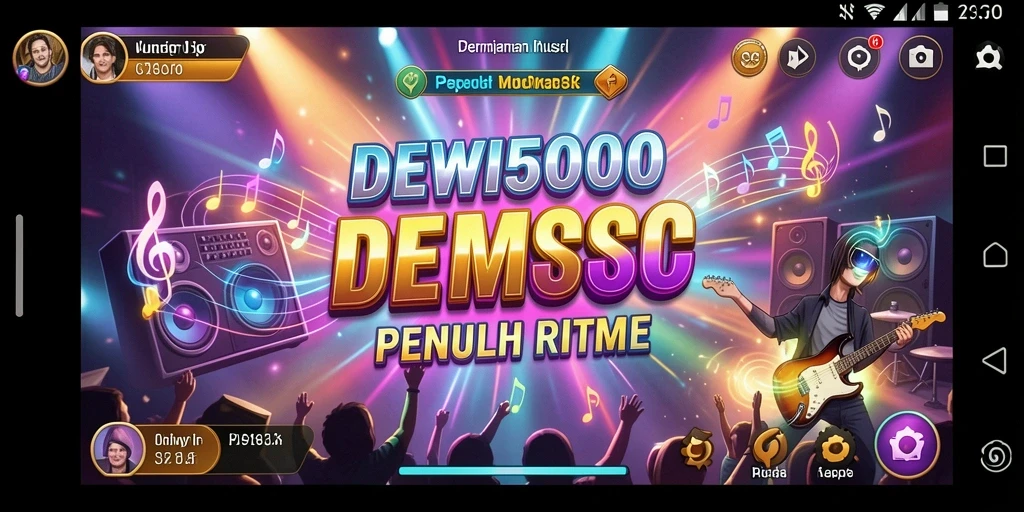 Tampilan gameplay DEWI5000 yang seru dan interaktif.