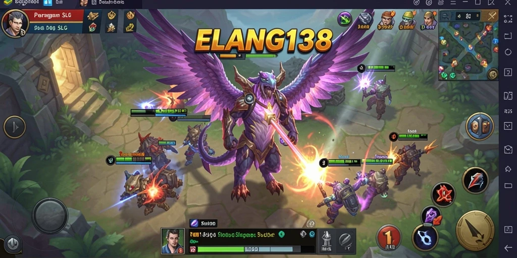 Tampilan gameplay SLG yang menegangkan dan menarik di ELANG138.
