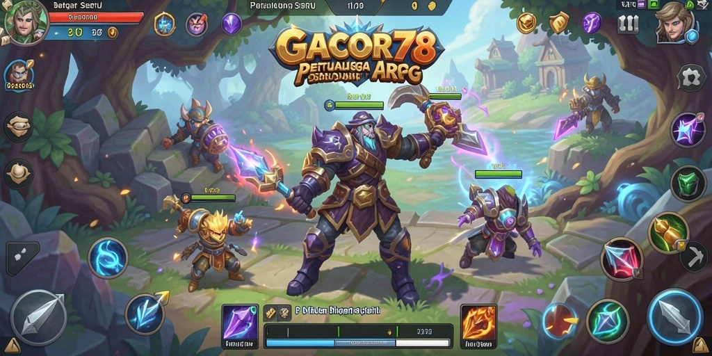 Screenshot gameplay GACOR78 yang menampilkan pertarungan seru.