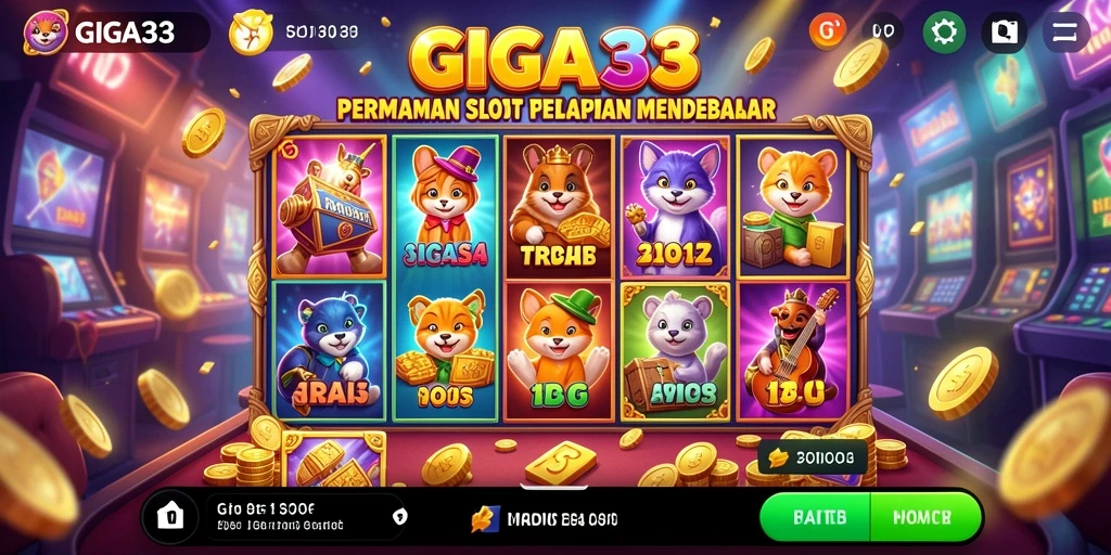Tangkapan layar GIGA33 menampilkan gameplay yang memukau dan mengasyikkan dari permainan Slot.
