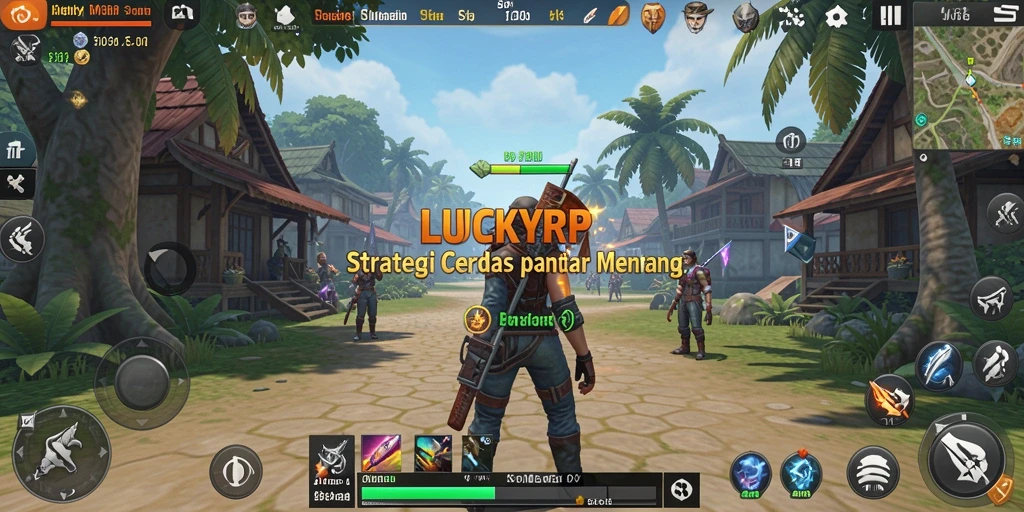 Tampilan gameplay menarik dari LUCKYRP dengan strategi yang mendebarkan.