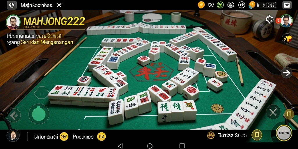 Screenshot gameplay MAHJONG222 yang seru dan mengasyikkan.