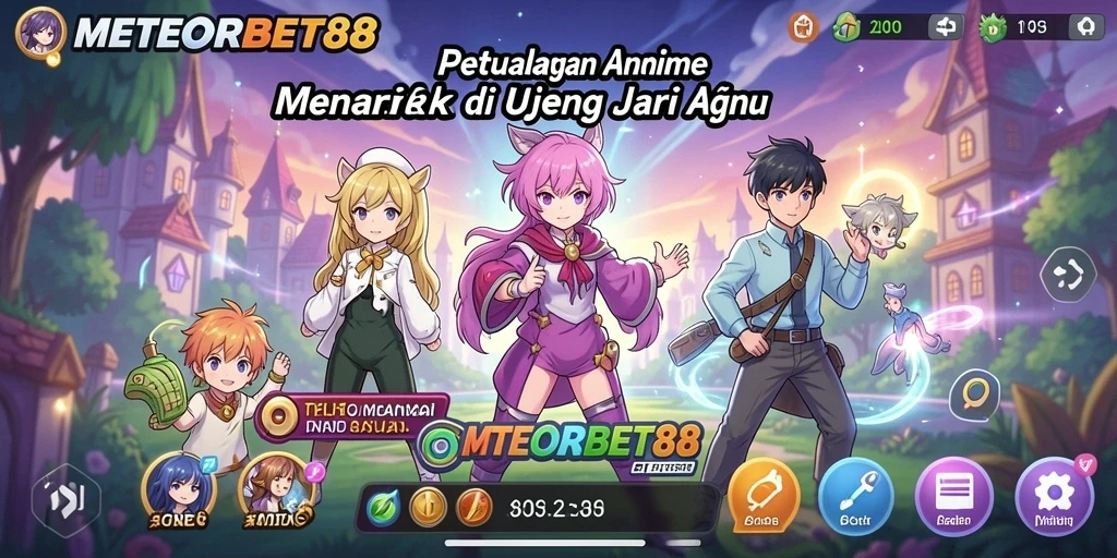 Tampilan gameplay dari METEORBET88 yang penuh aksi.