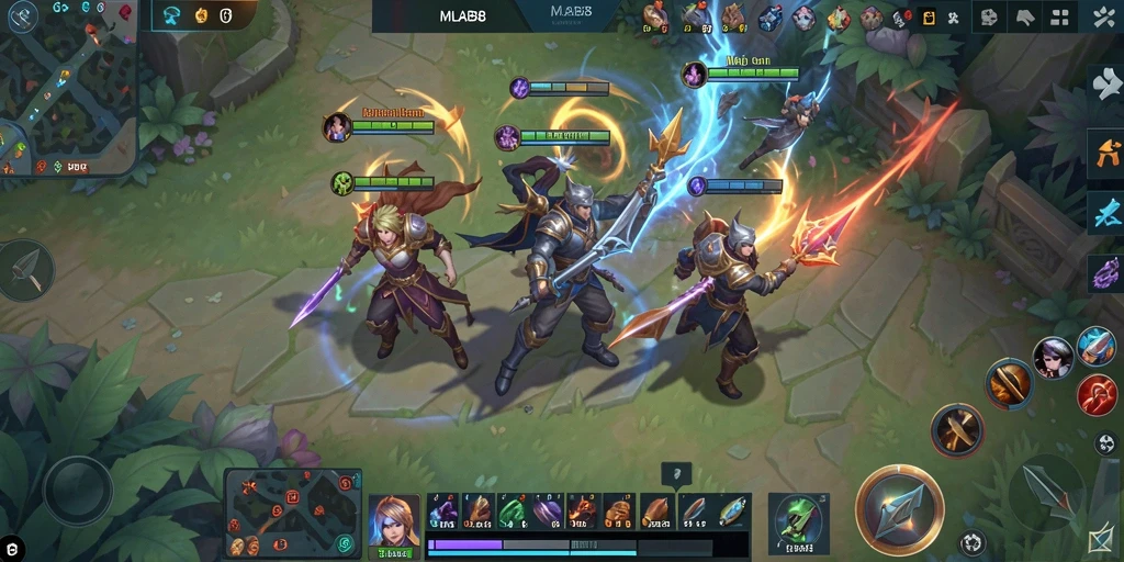 Tampilan gameplay MLBB8 yang seru dengan berbagai lagu populer.