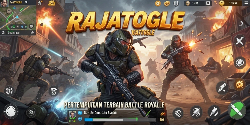 Tampilan menakjubkan dari pertempuran di RAJATOGEL.
