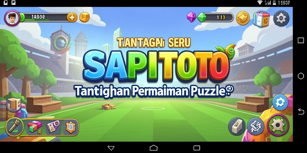 Tampilan gameplay SAPITOTO yang seru dan penuh tantangan.