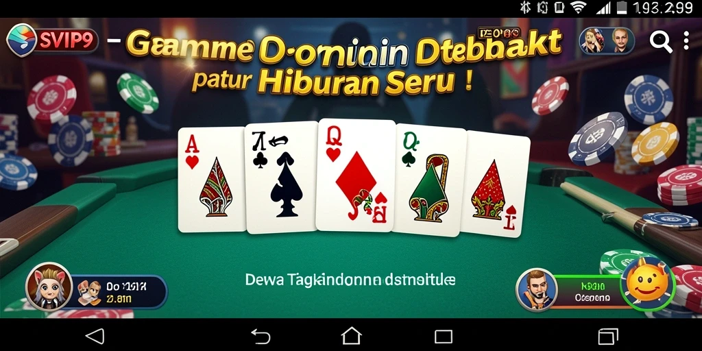 Tampilan gameplay seru dalam permainan Domino SVIP9.